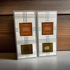 HomeWorx Slatkin & Co Spiced Vanilla Pumpkin Reed Diffuser 4oz Set of 2 New