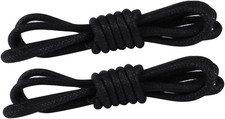 2 Pairs Waxed round Shoe Laces for Oxford Dress Shoes Boot Strings Business