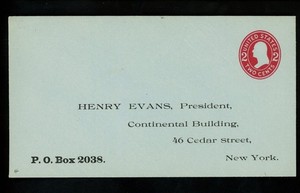 US Postal Stationery U414c Unused Envelope 2c George Washington Die 4 Laid 1907