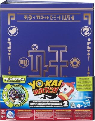 Yo-kai Watch Yo-kai Medallium Collection Book 2 Includes 2 medals