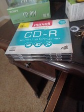 Maxell CD-R 700MB 80 Min 48X Blank Recordable Discs 5 Pack Sealed