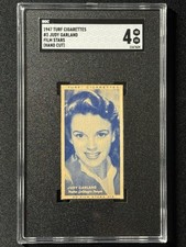 1947 Film Stars - Judy Garland, Turf Cigarettes, SGC 4 Movies - Wizard of Oz!