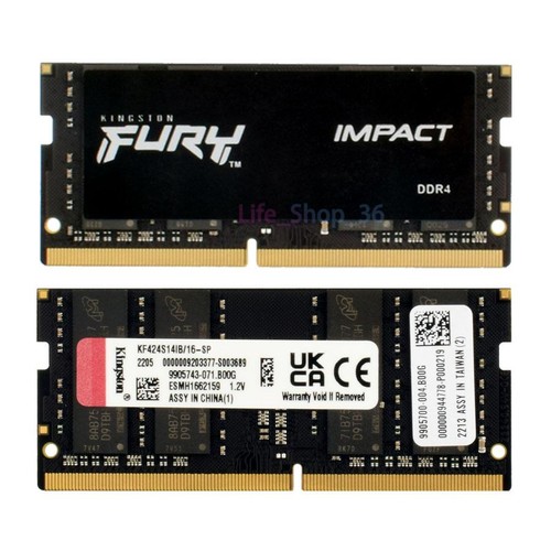FURY IMACT 16GB 32GB DDR4 2133 2400 2666 3200 MHz Laptop Memory SO-DIMM 260-Pin - Picture 4 of 16