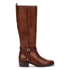Bottines À Talons En Cuir Marron Pikolinos Femme Daroca Hautes Jusqu'Au Genou
