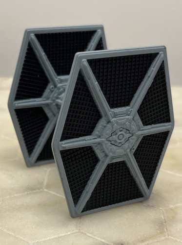 Star Wars Titanium Series Micro Machine 2 X-Wings,Falcon,Tie Fighter SEE PICS - Picture 15 of 23
