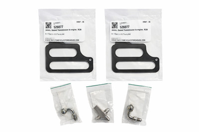 Motorrad Teile SET MCS James Gasket 526077 + Fittings 920754 920801 NEU