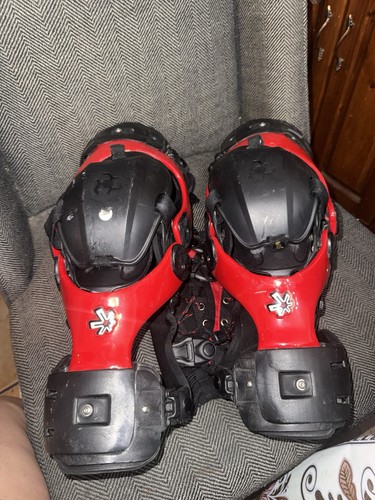 Asterisk Cell motorcycle Adult knee braces protectors Red