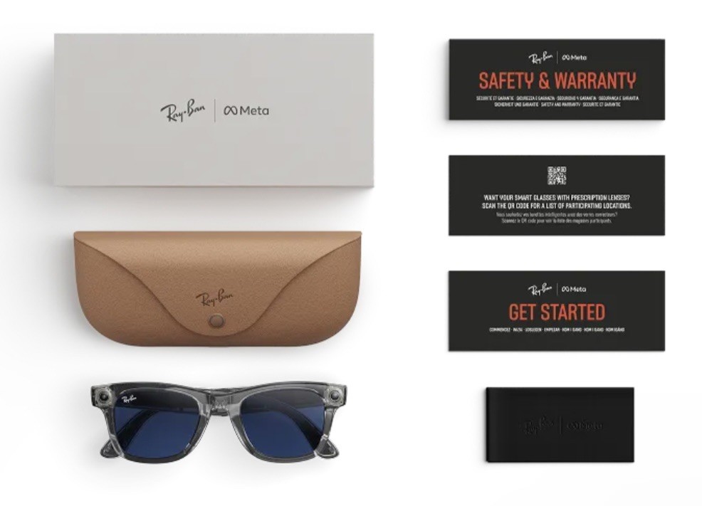RAY-BAN Meta GEN 2 Wayfarer Smart Sunglasses Grey / AMETHYST