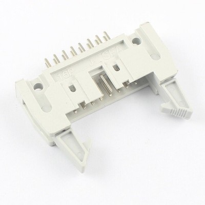 2Pcs 2.54mm Pitch 2x8 Pin 16 Pin Male Straight Ejector Header Connector Latch *h