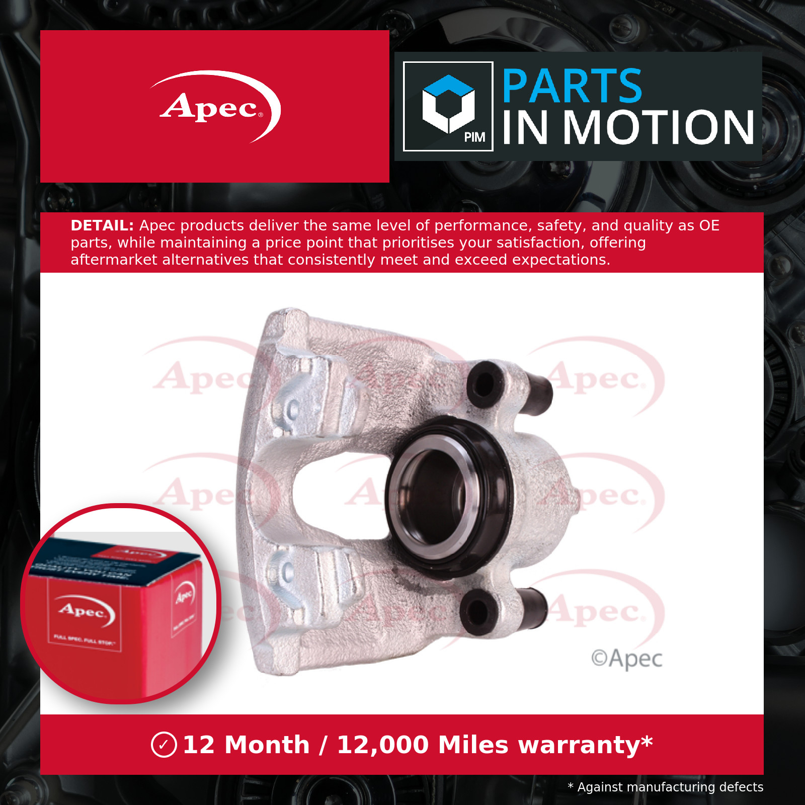 Brake Caliper RCA371 Apec 4773005030 4773009030 Genuine Top Quality Guaranteed