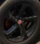 2017 F-PACE OE Wheel 19x8-1/2 5 Spoke Black Jaguar