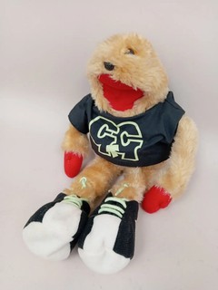 Vintage Genuine Gordon the Gopher Squeaky Hand Puppet by Tri ang Plush Soft Toy