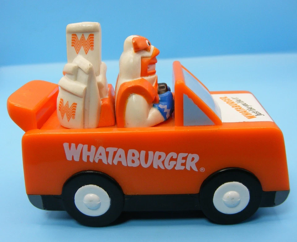 Vintage 2003 Whataburger Pull String Racer - Image 3 of 4