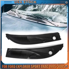 Windshield Wiper Cowl Grille Panel LH+RH For Ford Explorer Sport Trac 1995-2005