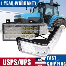 Lh & Rh Front Wraparound Headlights 86514346, 86514347 For New Holland Tractor