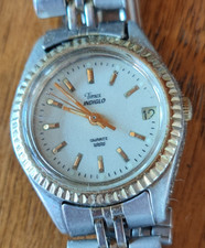 ARMBANDUHR , TIMEX INDIGLO , QUARTZ ,DATUMSANZEIGE , VINTAGE , BASTLER