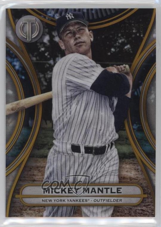 2025 Topps Tribute Gold 20/75 Mickey Mantle #32 HOF v1x