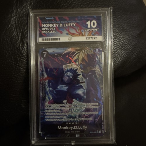Monkey.D.Luffy (Alternate Art) graded ACE 10 for sale on eBay