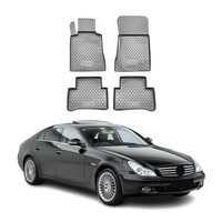Omac Gummimatten FußMatten FüR Mercedes Cls W219 2004-2010 Tpe Automatte Grau 4X