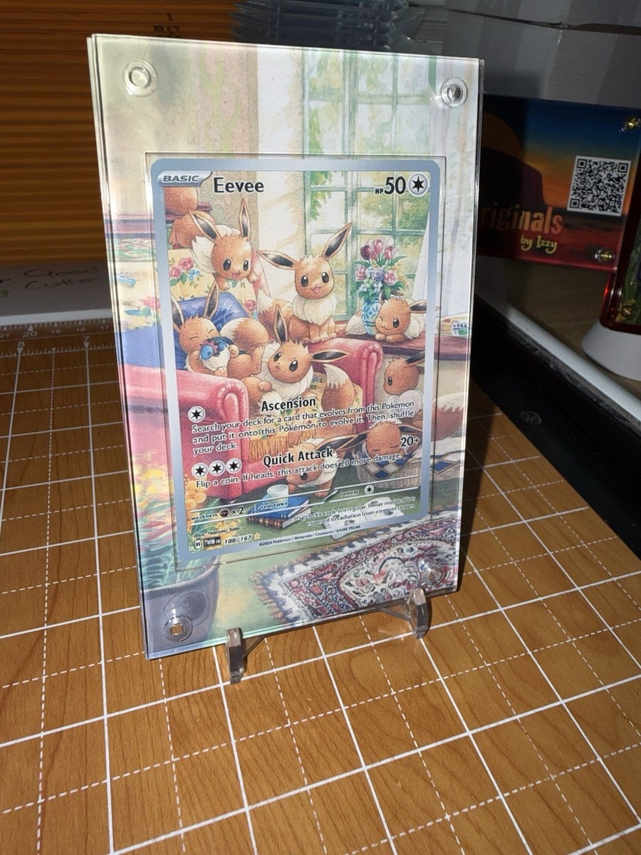 Eevee 188 IR Twilight Masquerade Pokemon Extended Art Case | eBay