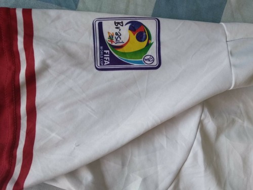 Camiseta Shirt Trikot PERU Umbro Mundial Brazil 2014 Size L Dorsal Nº 11 Vintage - Imagen 7 de 9