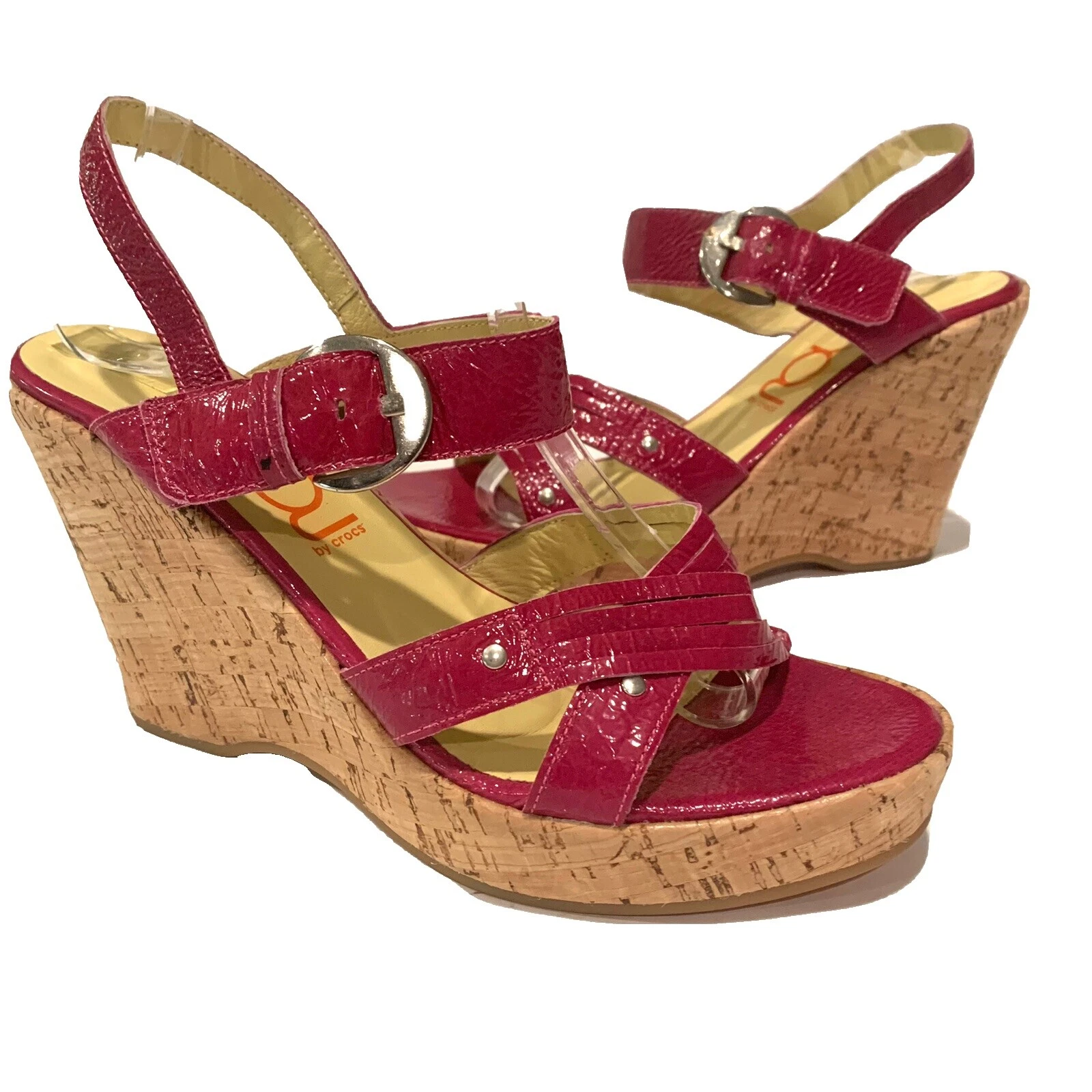 Crocs Women's Patent Leather Sandals