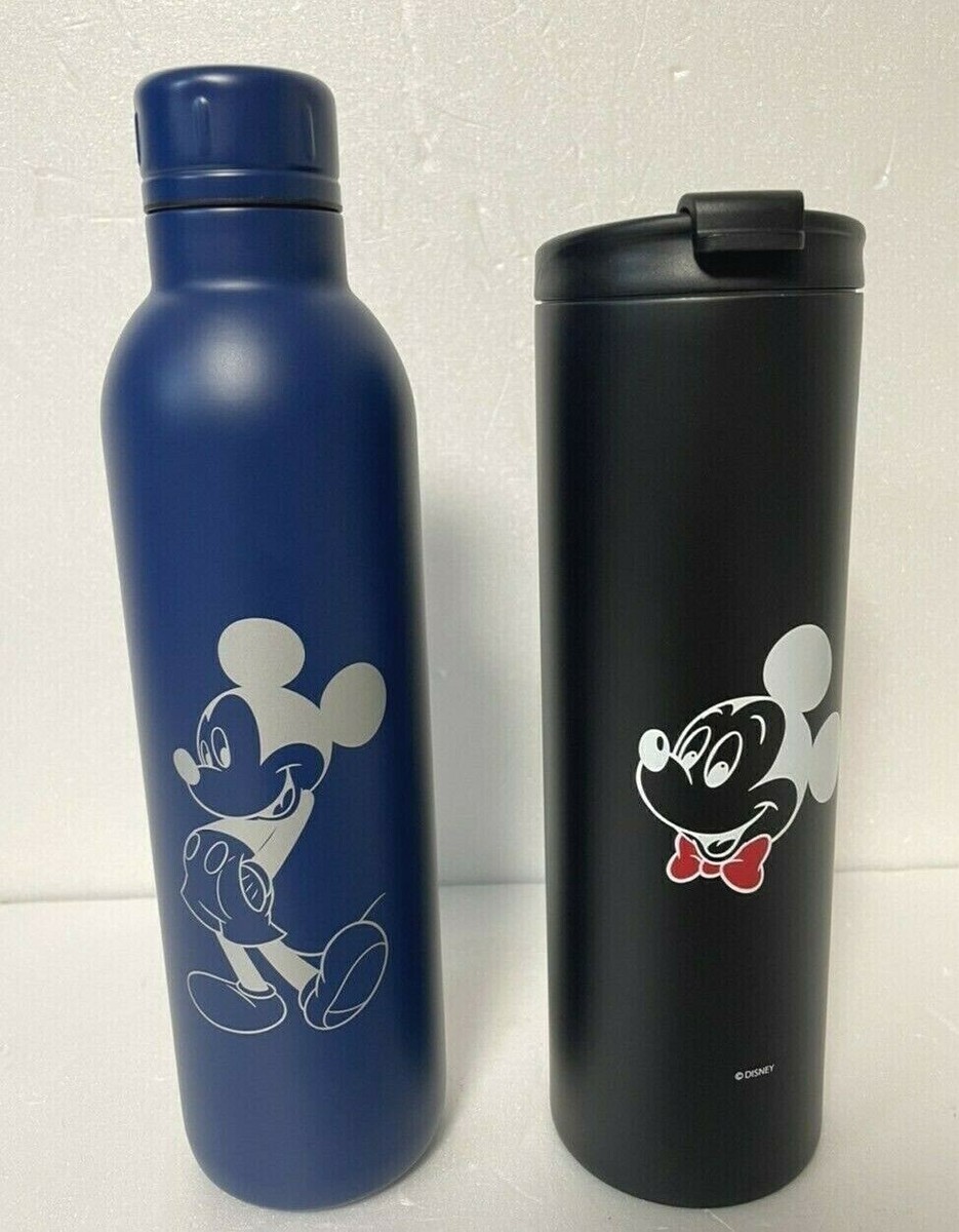Disney Store Japan Mickey & Minnie Stainless Bottle & Tumbler Set