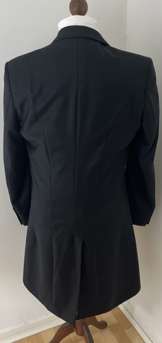 Ben Sherman Mens Black Tailcoat Wedding Races Royal Ascot Tails Event 42R - Picture 3 of 11