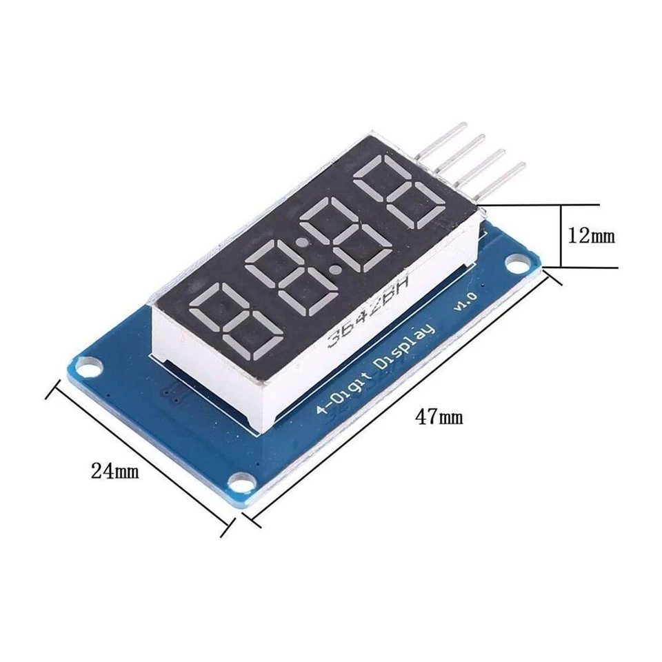 4 Bits TM1637 Digital Tube LED Clock Display Module For Arduino Nano UNO 2560 R3 - Image 4 of 4