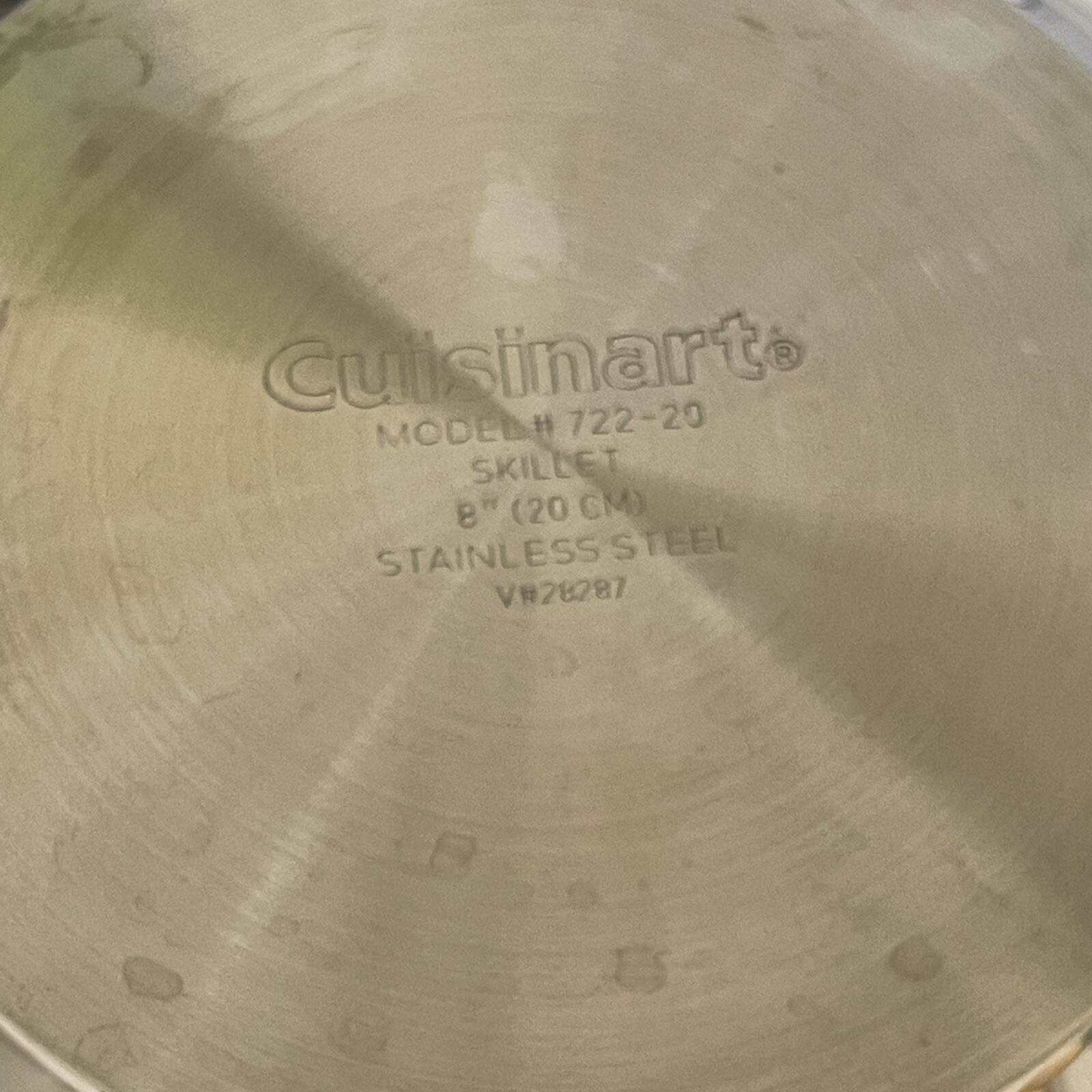 Cuisinart 8" Skillet Sauce Saute Frying Pan #722-20 No lid