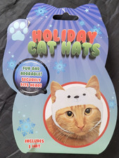 Holiday Cat Hats: Polar Bear Hat new in box 