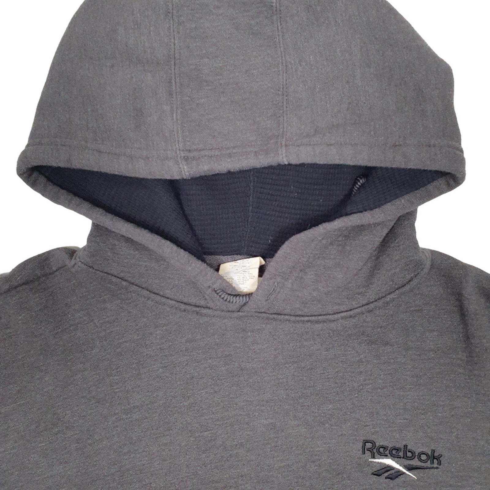 REEBOK Hoodie Cotton & Polyester Jumper Sweatshirt Womens L image 2