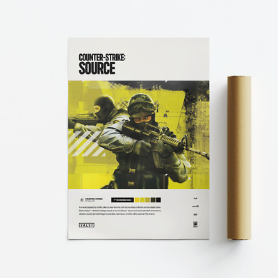 Counter-Strike: Source (2004) Videospiel Kunst Poster / Druck
