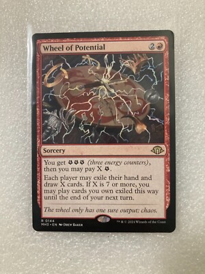 rare mtg cards 2024 MTG 2024 Magic MH3 144 Non-foil Wheel of Potential - Modern Horizons 3 RARE  MINT
