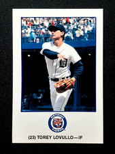 TOREY LOVULLO 1989 DETROIT TIGERS MARATHON NO 23        63981