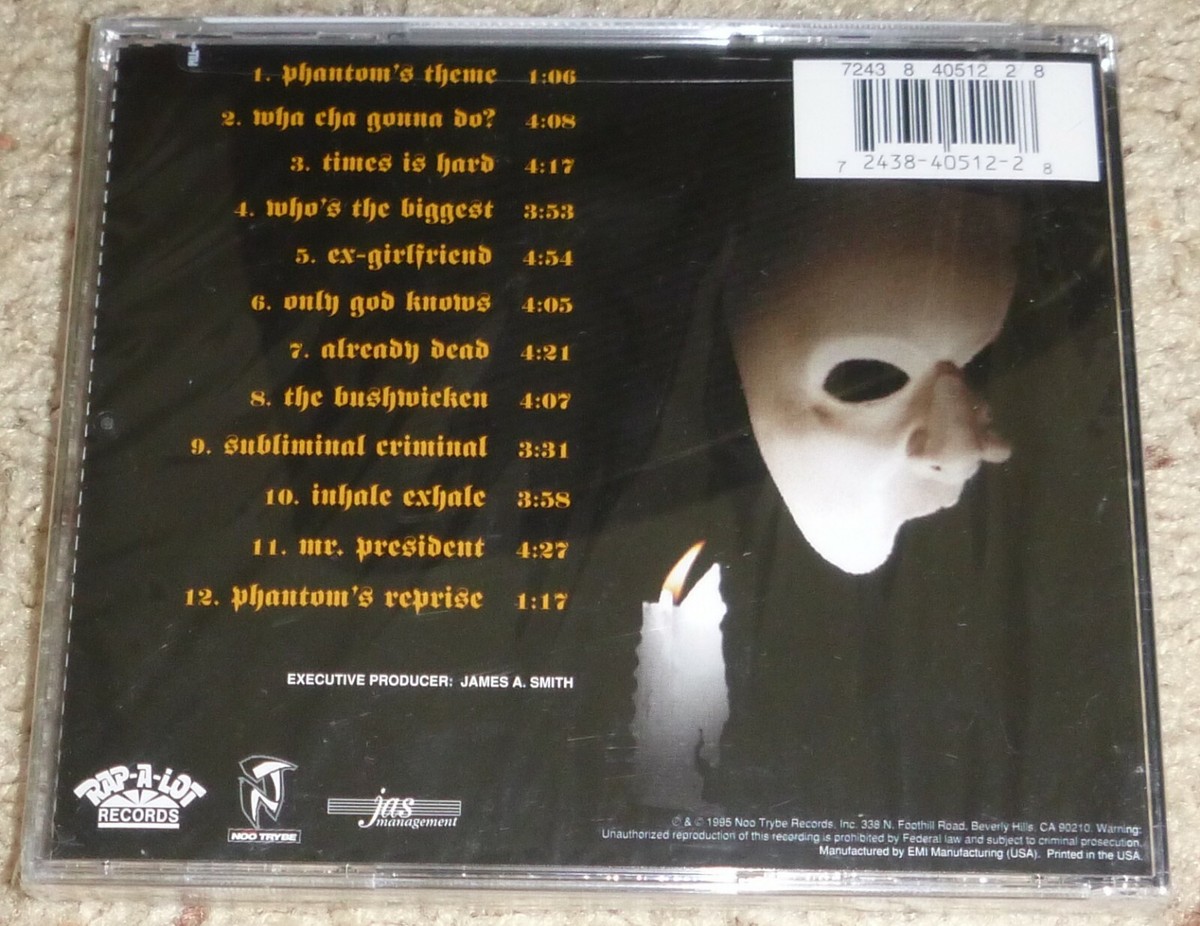 Bushwick Bill 'Phantom of the Rapra ' - oop CD New RAP