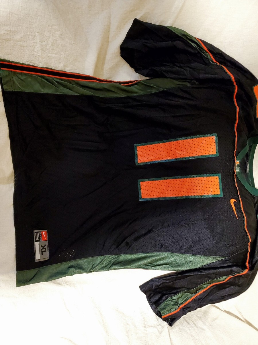 Vintage Nike 90s Y2K Miami Hurricanes Ken Dorsey #11 Jersey