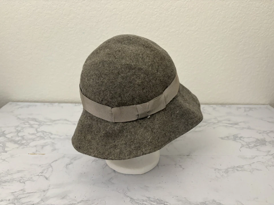 De Colección Graham Smith Kangol Sombrero Gris Damas Sombrero Exterior Cubo Lana M Foto 4 de 4