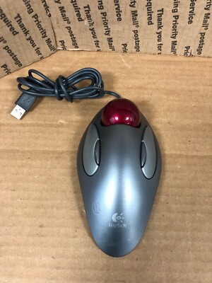 Logitech T-BC21 Trackman Marble Trackball Mouse  810-000767 (TESTED)