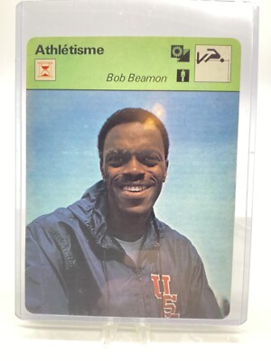 1976-80 French Sportcaster 16 265 #42-19 Bob Beamon