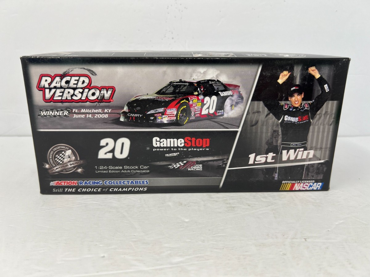 Action Nascar #20 Joey Logano Gamestop Kentucky Raced Win 2008 1
