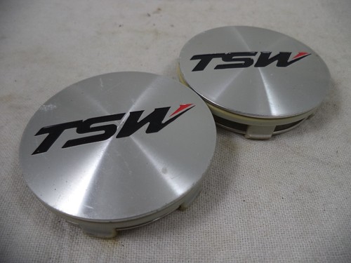 TSW Wheels Silver Custom Wheel Center Cap Caps # PC-G18 (2CAPS) - Picture 3 of 5