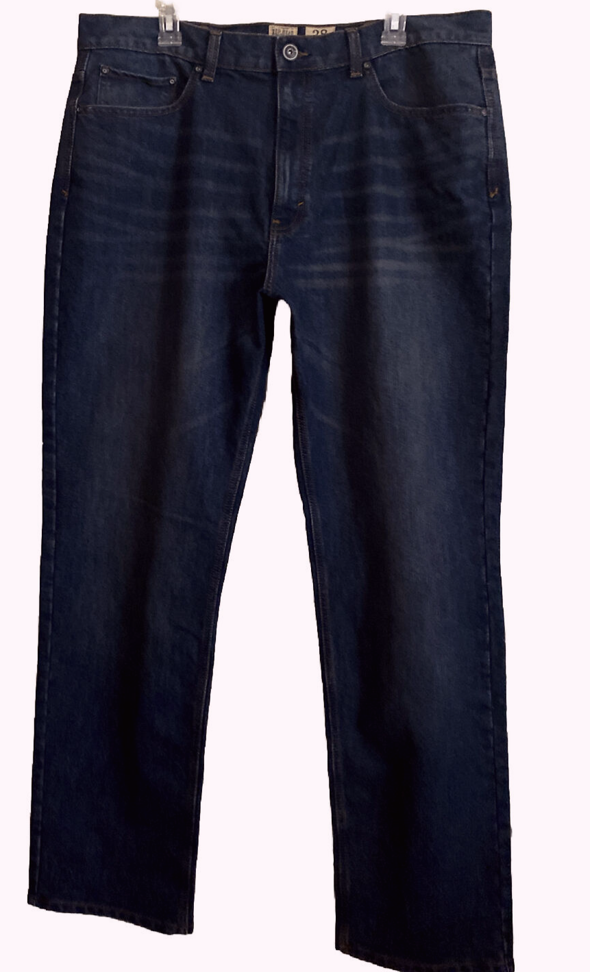 Red Head Brand Co Relaxed Flex Fit Denim Blue Jeans Mens Size 38 x 34