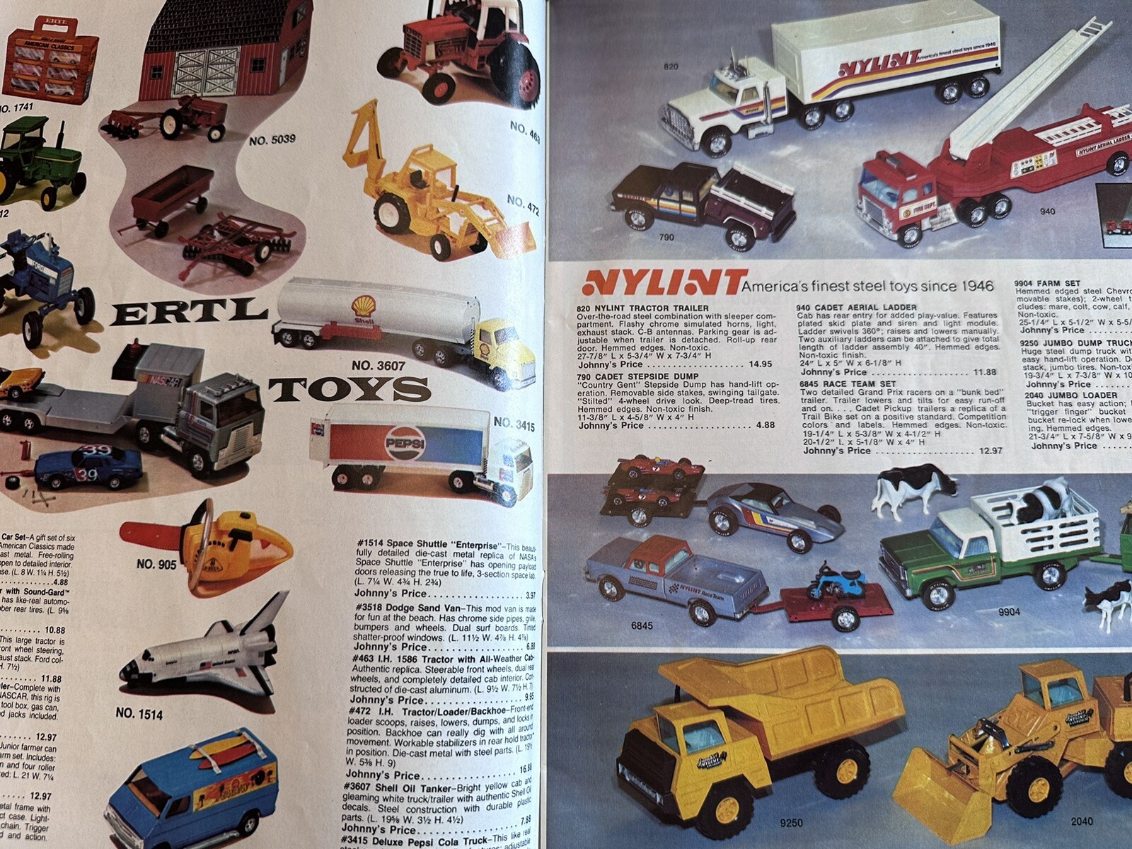 1970s Johnny’s Toy Catalog Cincinnati / Covington Kenner Star Wars GI