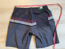 Hang Ten 4 way stretch gray elastic board shorts size XL Men's 9" inseam NWT