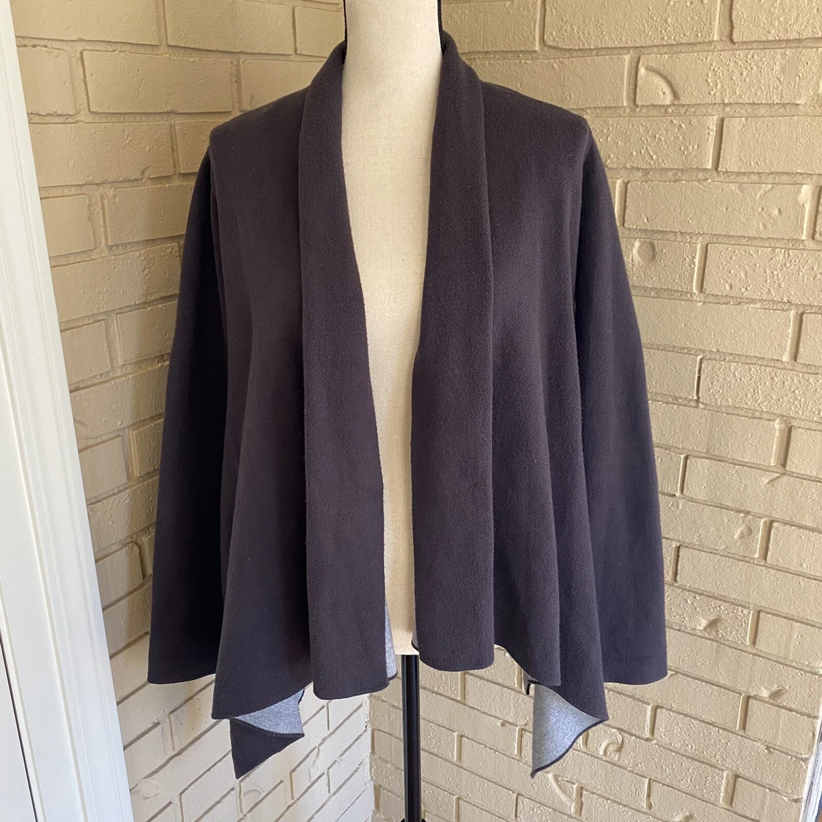 Zara top waterfall cardigan