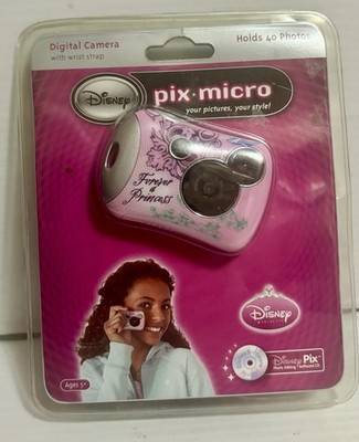 Vintage Disney Pix Micro 2.0 Forever A Princess Pink Digital Camera New Sealed