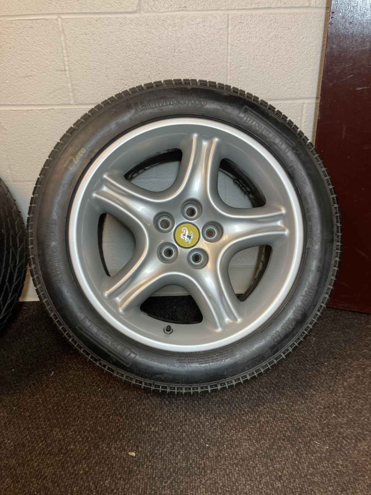 OEM Genuine Ferrari 456 Wheels 5x108 17x8.5+50 17x10+25  Pirelli Pzero 255/45/17