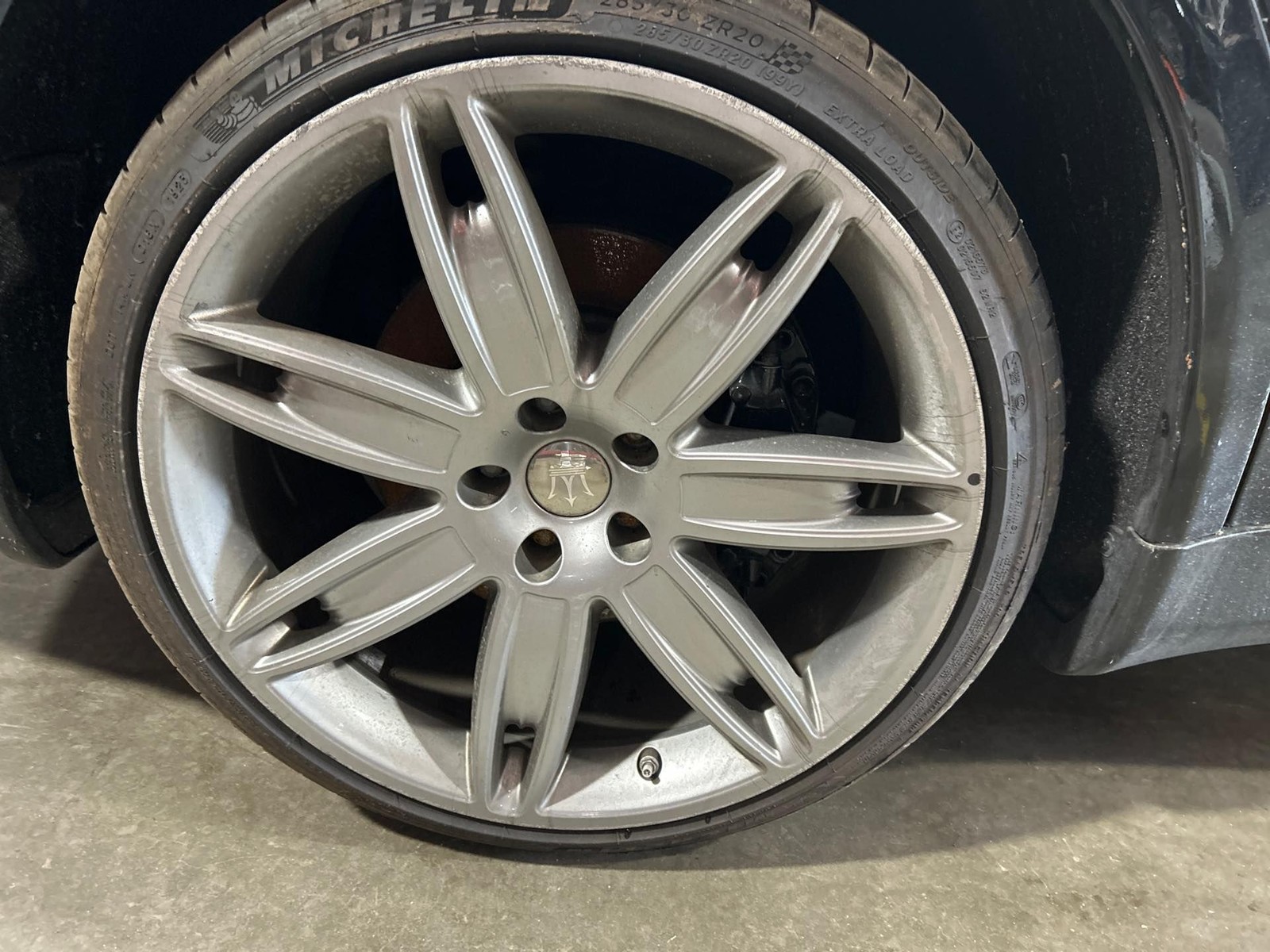 2009 Maserati Quattroporte Wheel Rim 20"x10.5" Alloy 7 Spoke REAR OEM 670010623
