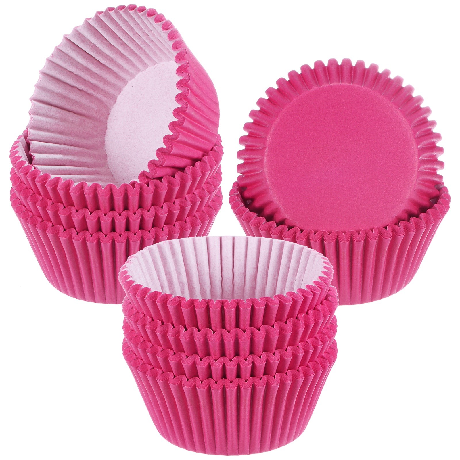 200-Pack Standard Cupcake Liners, Cupcake Wrappers for Wedding/Party[Rose Red]